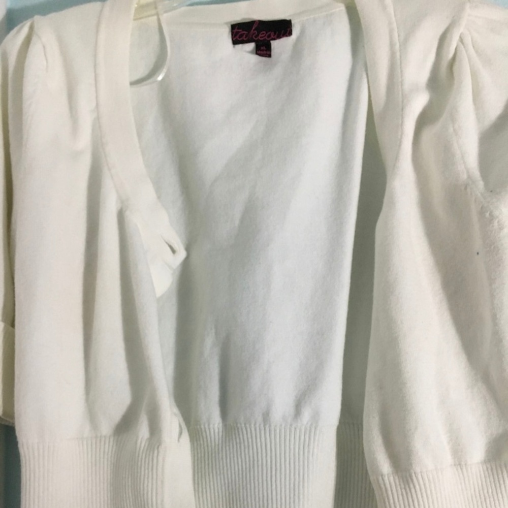 White Cardigan